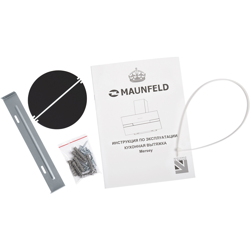 Maunfeld MERSEY 60 Inox Glass white