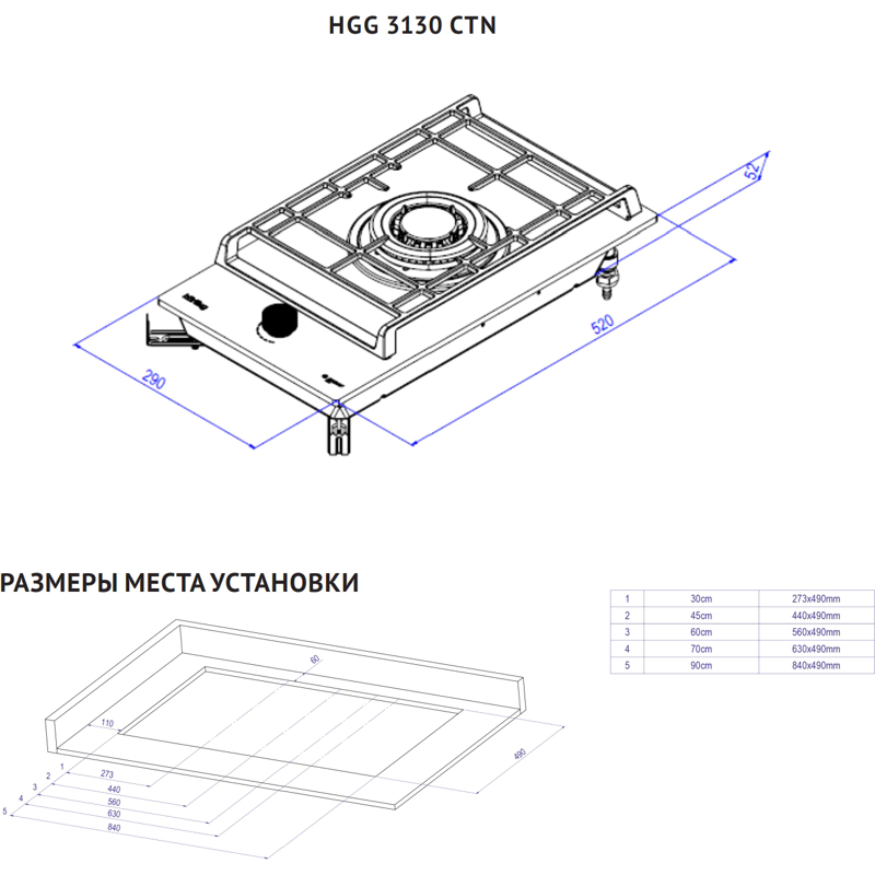 Korting HGG 3130 CTN