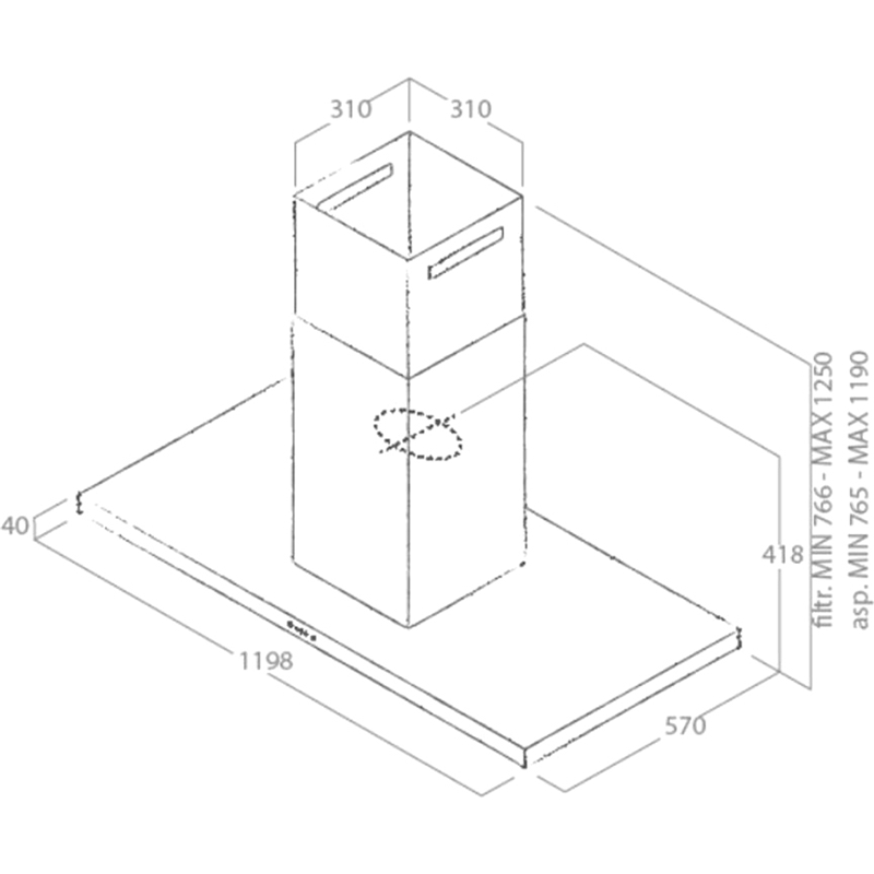 Elica THIN ISLAND IX/A/120-PRF0144973