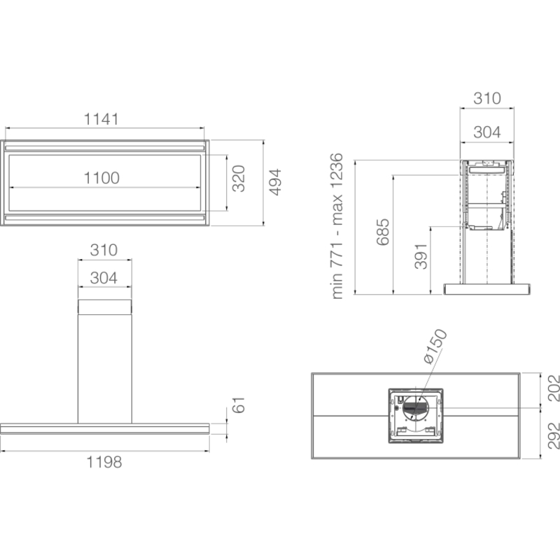 Elica ELEMENT ISL @ IXBL/A/120-PRF0194158