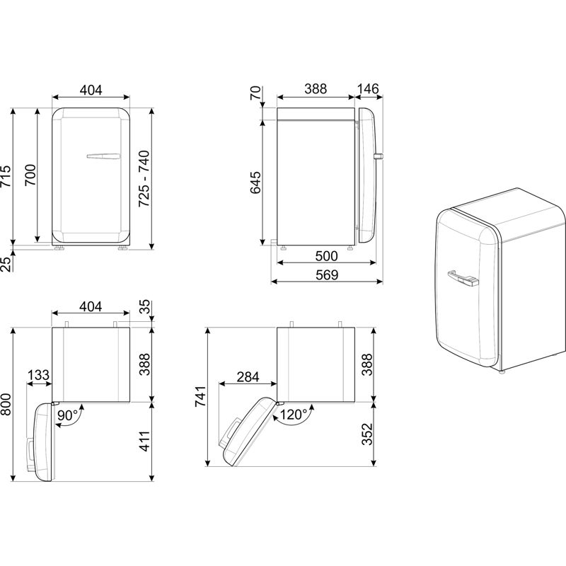 SMEG FAB5LPG6