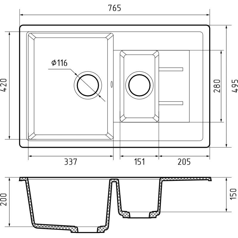GranFest QUADRO Q-775KL graphite