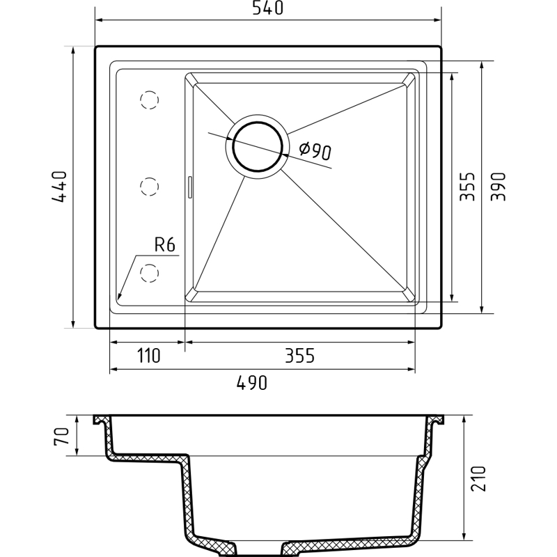 Rivelato NB-544-L antracite