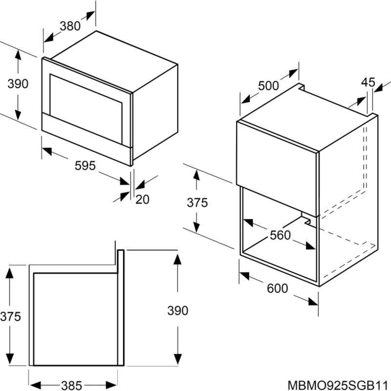 Maunfeld MBMO925SGB11