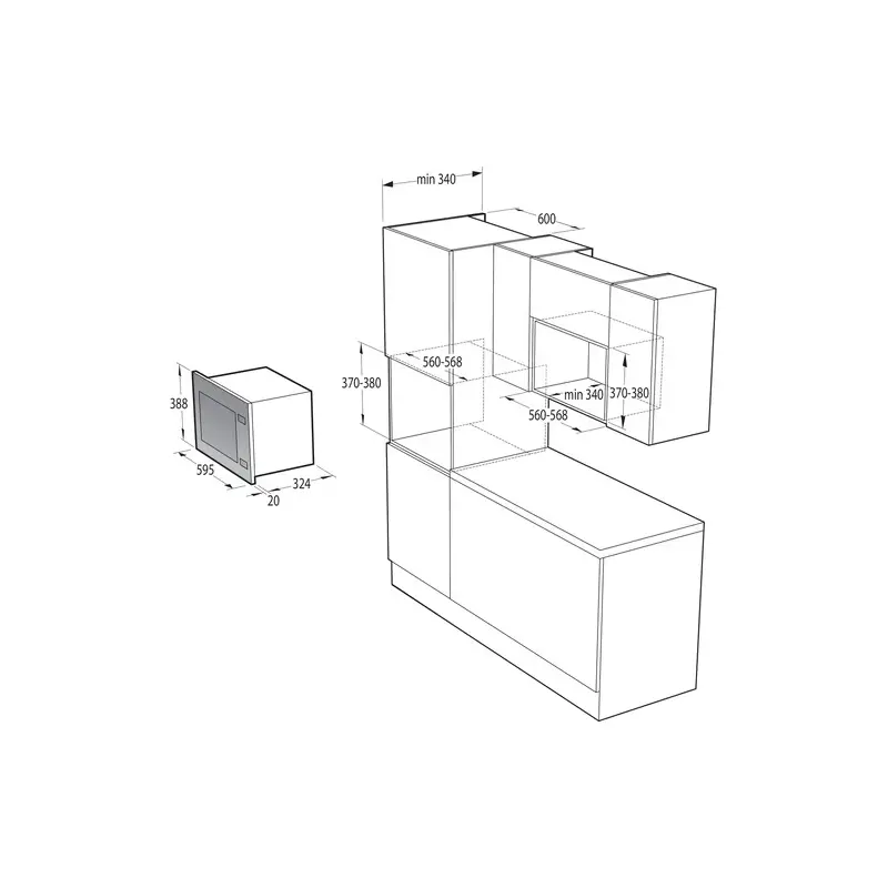 Gorenje BMX201AG1BG