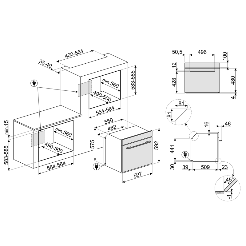 SMEG SFP61TB3FR