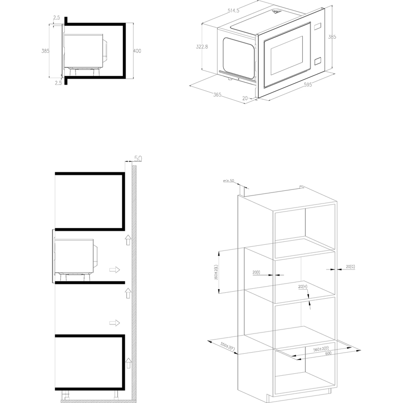 Monsher MMH 1025 Noir
