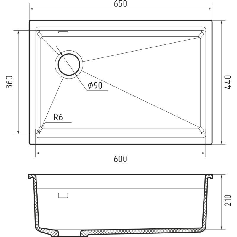 Rivelato LN-654-L grigio metallizz