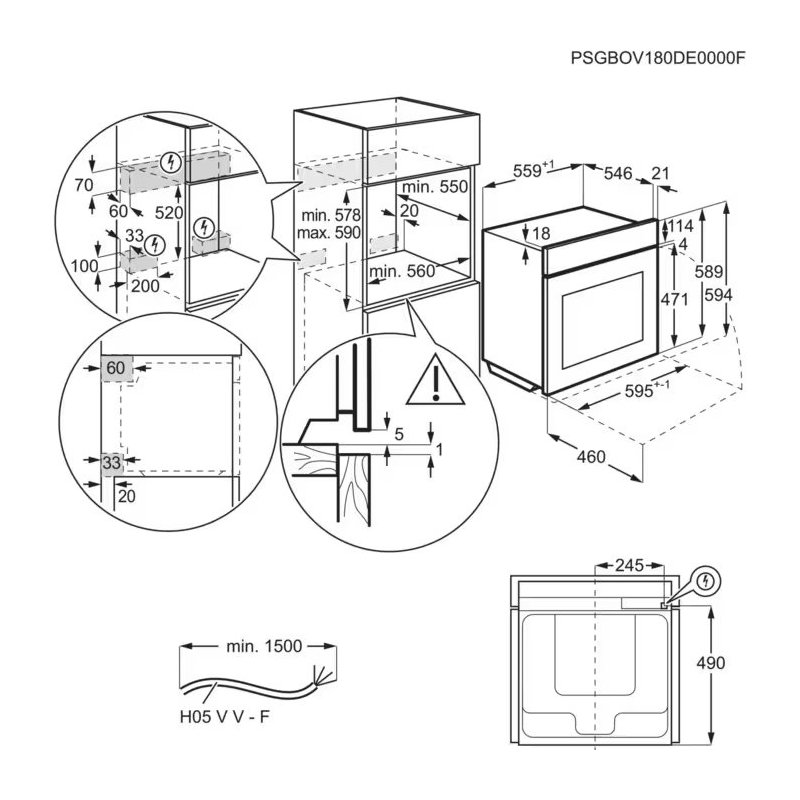 Electrolux COB8S39WZ