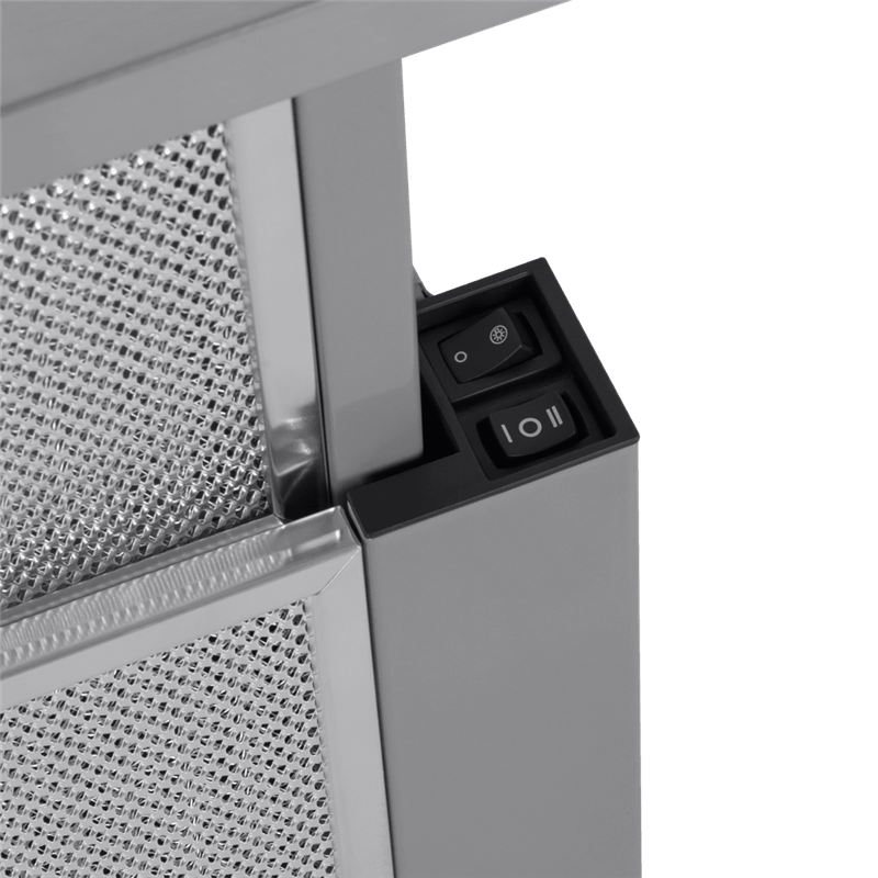 Maunfeld VSQ 60 INOX/GLASS WHITE