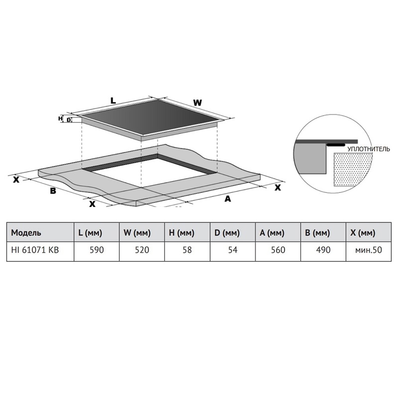 Korting HI 61071 KB