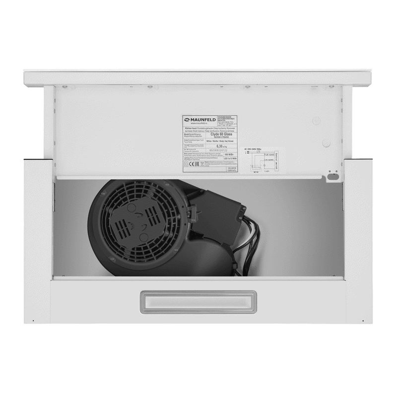 Maunfeld Clyde 50 Glass White
