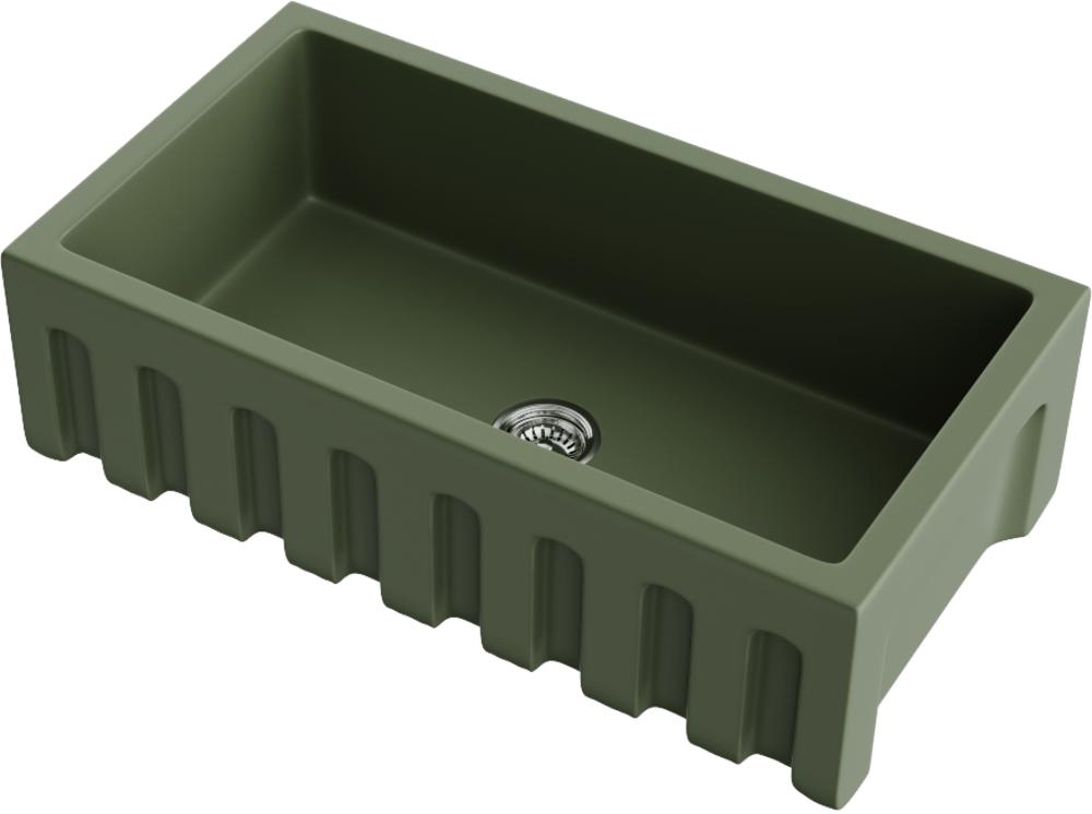 Omoikiri Mikura 83-OL Natceramic/olive