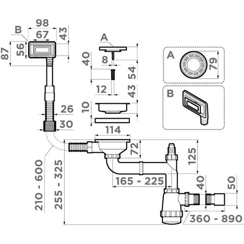 Omoikiri WK-1-UN-LG (4956832)