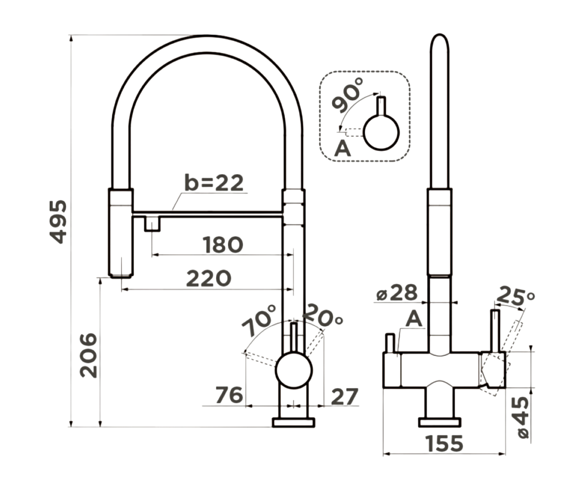 Omoikiri OT-01-R
